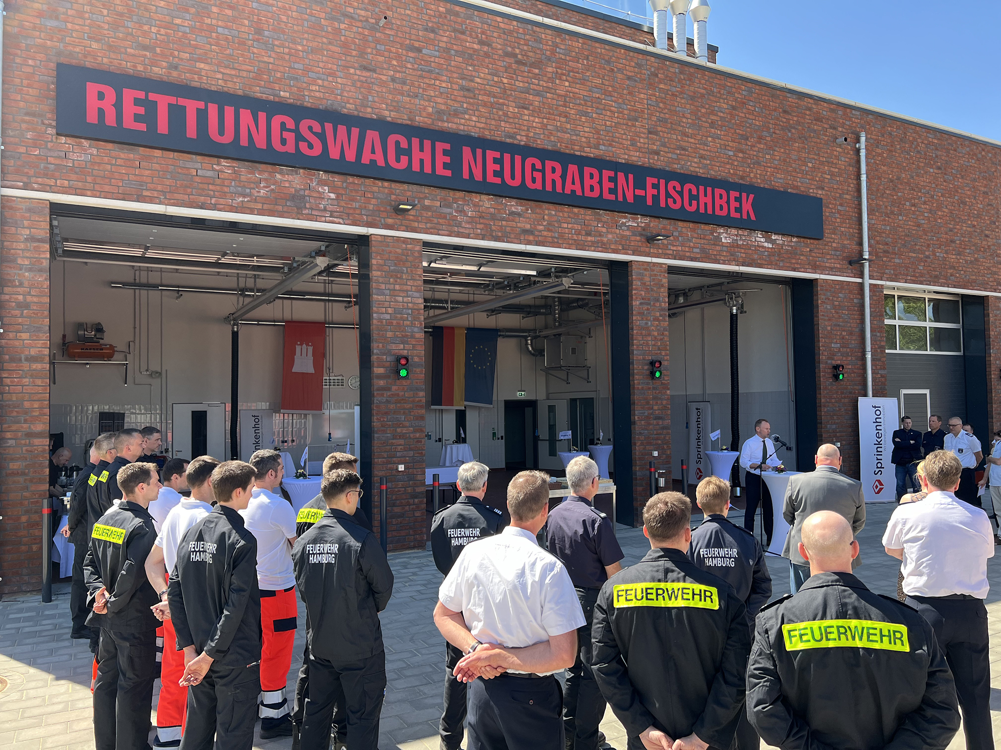 Eröffnung Feuerwache Neugraben-Fischbek / Freianlagenplanung Landschaftsarchitektur+